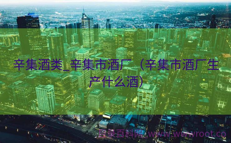 辛集酒类_辛集市酒厂（辛集市酒厂生产什么酒）