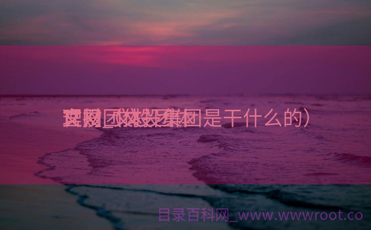 文投团体
理财_文投团体
官网（文投集团是干什么的）
