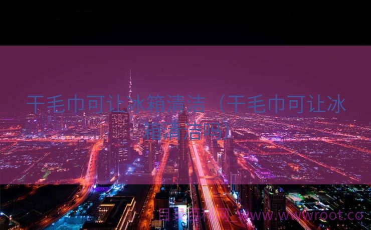 干毛巾可让冰箱清洁（干毛巾可让冰箱清洁吗）