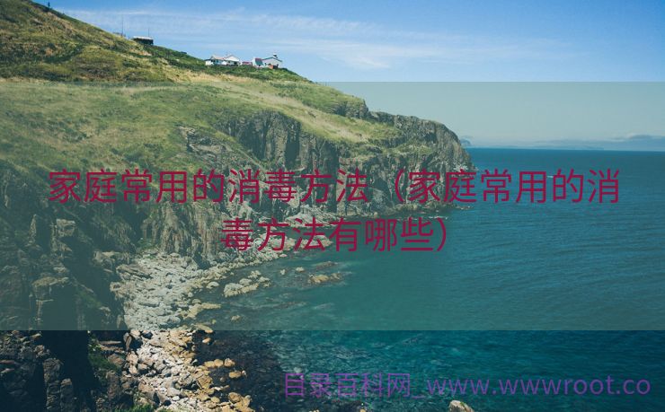家庭常用的消毒方法（家庭常用的消毒方法有哪些）
